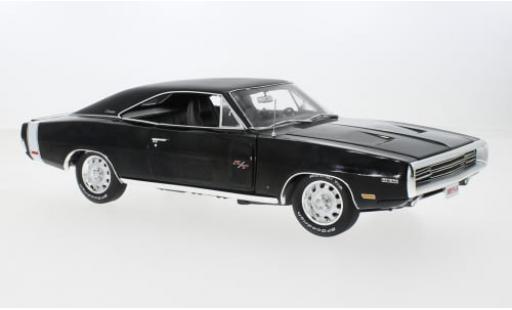 Diecast model cars Dodge Charger R/T black 1970 1/18 Auto World