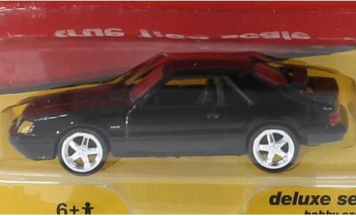 Diecast model cars Ford Mustang SVO black 1984 1/64 Auto World
