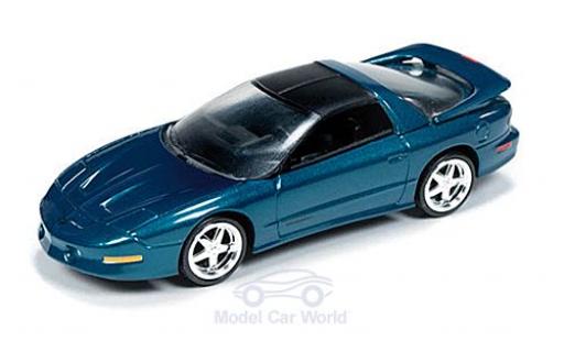 Diecast model cars Pontiac Firebird 1993 T/A metallic green/matt-black 1/64 Auto World