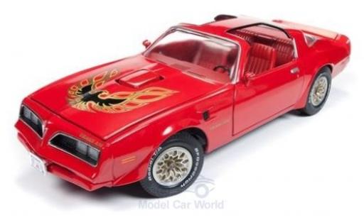 Diecast model cars Pontiac Firebird 1977 Trans Am red/Dekor 1/18 Auto World