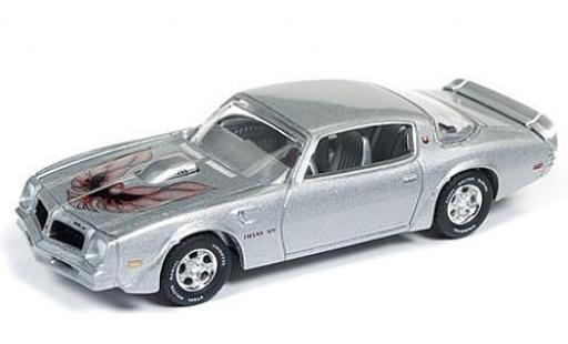 Diecast model cars Pontiac Firebird 1976 Trans Am grey sans Vitrine 1/64 Auto World