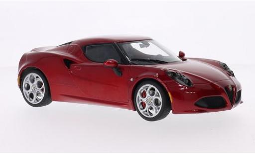 Diecast model cars Alfa Romeo 4C coupe metallic red 2013 1/18 AUTOart