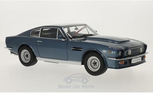 Diecast model cars Aston Martin V8 vantage metallic blue RHD 1985 1/18 AUTOart