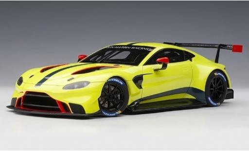 Diecast model cars Aston Martin Vantage gte Le Mans Pro green Racing 2018 Plain Body Version 1/18 AUTOart
