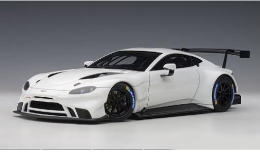 Diecast model cars Aston Martin Vantage gte Le Mans white 2018 Plain Body Version 1/18 AUTOart