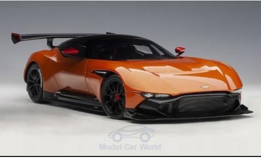 Diecast model cars Aston Martin Vulcan track metallic orange/carbon 2015 1/18 AUTOart