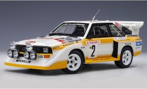 Diecast model cars Audi Sport Quattro s1 No.2 HB Team Rally Monte Carlo 1986 W.R&Atilde;&para;hrl/C.Geistd&Atilde;&para;rfer 1/18 AUTOart