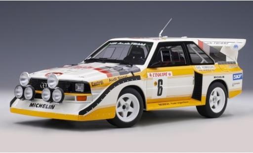 Diecast model cars Audi Sport Quattro s1 No.6 HB Team Rally Monte Carlo 1986 H.Mikkola/A.Hertz 1/18 AUTOart