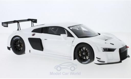 Diecast model cars Audi R8 lms white 2016 Plain Body Version 1/18 AUTOart