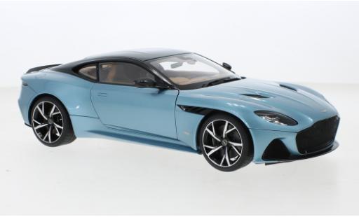 Diecast model cars Aston Martin DBS superleggera metallise blue 2019 1/18 AUTOart