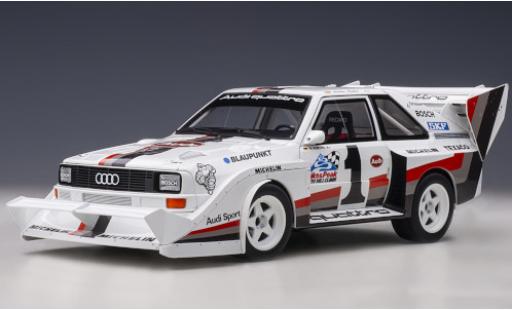 Diecast model cars Audi Sport Quattro s1 e2 No.1 International Hill Climb Pikes Peak 1987 1/18 AUTOart