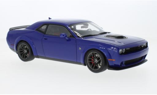 Diecast model cars Dodge Challenger Scat Pack R/T Shaker Widebody blue 2022 1/18 AUTOart