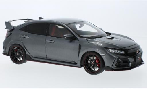 Diecast model cars Honda Civic Type R (FK8) metallise grey RHD 2021 1/18 AUTOart