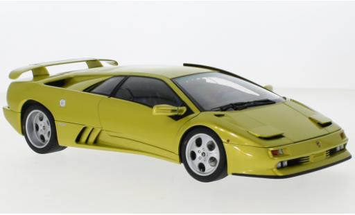 Diecast model cars Lamborghini Diablo SE30 Jota metallise yellow 1993 1/18 AUTOart