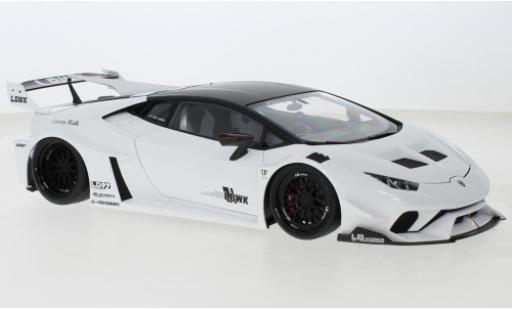 Diecast model cars Lamborghini Huracan LB Silhouette Works GT Liberty Walk white 2019 1/18 AUTOart
