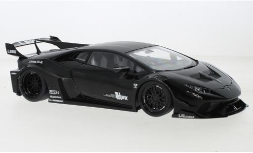 Diecast model cars Lamborghini Huracan LB Silhouette Works GT Liberty Walk black 2019 1/18 AUTOart