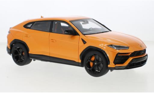 Diecast model cars Lamborghini Urus Base metallise orange 2018 1/18 AUTOart