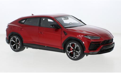 Diecast model cars Lamborghini Urus Base metallise red 2018 1/18 AUTOart
