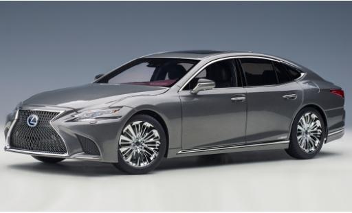 Diecast model cars Lexus LS 500h metallise grey 2018 1/18 AUTOart