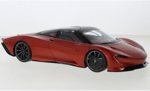 Diecast model cars McLaren Speedtail Base metallise orange/black 2020 1/18 AUTOart