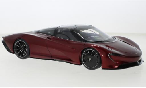Diecast model cars McLaren Speedtail Base metallise red /black 2020 1/18 AUTOart