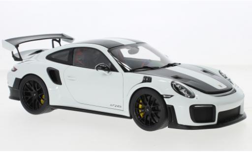 Diecast model cars Porsche 911 GT2 RS white 2017 1/43 AUTOart
