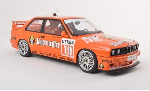 Diecast model cars Bmw M3 dtm (E30) No.19 J&Atilde;&curren;germeister 1992 1/18 AUTOart