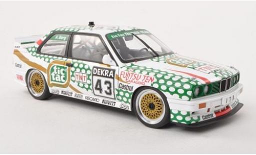 Diecast model cars Bmw M3 dtm (E30) No.43 Tic Tac 1991 1/18 AUTOart