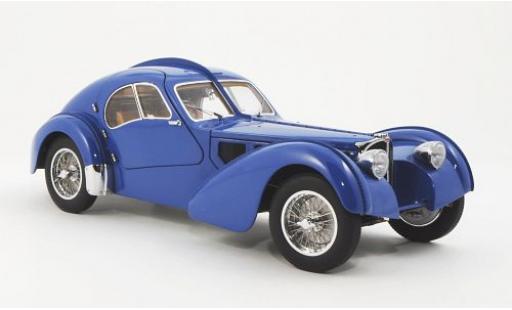 Diecast model cars Bugatti 57 Atlantic S blue RHD 1938 avec M&Atilde;&copy;tal-Speichenfelgen 1/18 AUTOart