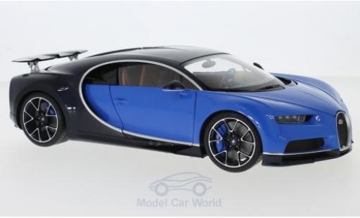 Diecast model cars Bugatti Chiron coupe blue/blue 2017 1/18 AUTOart