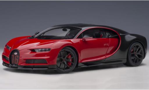 Diecast model cars Bugatti Chiron Sport red/carbon 2019 No.16 1/18 AUTOart