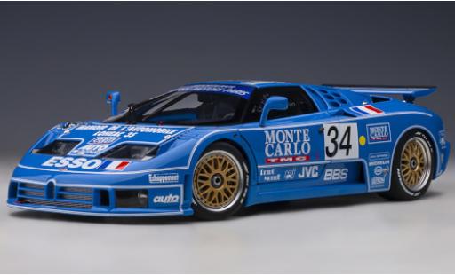 Diecast model cars Bugatti EB110 le mans EB 110 LM No.34 24h 1994 A.Cudini/E.Helary/J.-C.Boullion 1/18 AUTOart