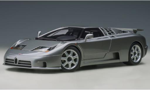 Diecast model cars Bugatti EB110 Super Sport EB 110 SS metallic grey 1992 1/18 AUTOart