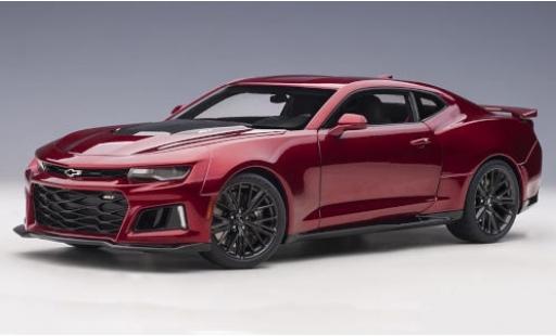 Diecast model cars Chevrolet Camaro ZL1 metallic red/carbon 2017 1/18 AUTOart