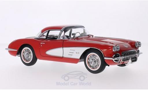 Diecast model cars Chevrolet Corvette Convertible (C1) red/white 1958 Hardtop liegt bei 1/18 AUTOart