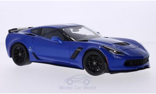 Diecast model cars Chevrolet Corvette Z06 (C7) metallic blue 2014 1/18 AUTOart