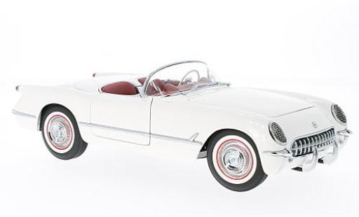 Diecast model cars Chevrolet Corvette Convertible white 1953 1/18 AUTOart