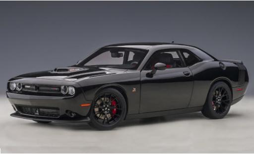 Diecast model cars Dodge Challenger Scat Pack 392 HEMI Shaker black/matt-black 2018 1/18 AUTOart