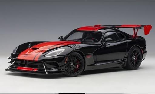 Diecast model cars Dodge Viper ACR 1:28 Edition black/red 2017 1/18 AUTOart