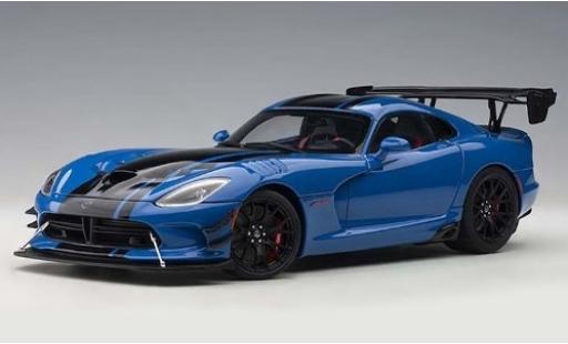 Diecast model cars Dodge Viper ACR blue/black 2017 1/18 AUTOart