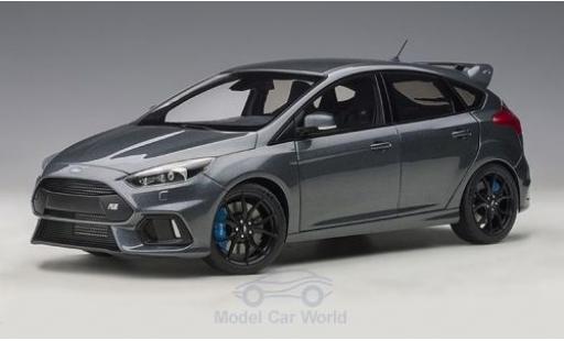 Diecast model cars Ford Focus RS MKIII metallic grey 2016 1/18 AUTOart