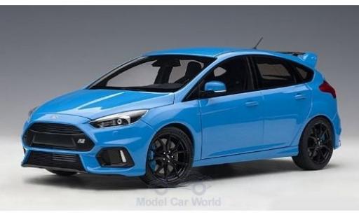 Diecast model cars Ford Focus RS MKIII metallic blue 2016 1/18 AUTOart