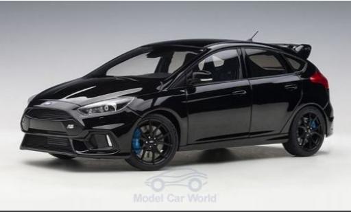Diecast model cars Ford Focus RS MKIII black 2016 1/18 AUTOart