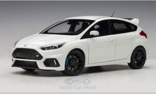 Diecast model cars Ford Focus RS MKIII white 2016 1/18 AUTOart
