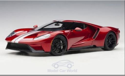 Diecast model cars Ford GT Berlinetta metallic red/grey 2017 1/18 AUTOart