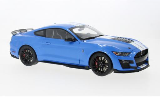 Diecast model cars Ford Mustang Shelby GT500 Ford Mustang 500 blue/white 1/18 AUTOart