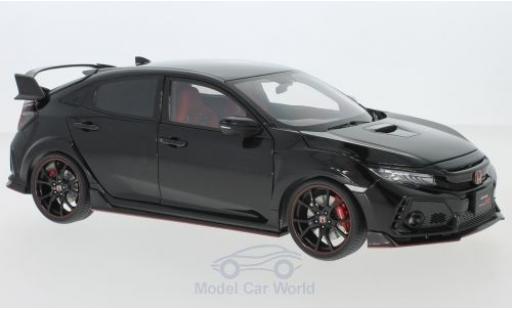 Diecast model cars Honda Civic Type R (FK8) metallic black RHD 2017 1/18 AUTOart