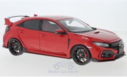 Diecast model cars Honda Civic Type R (FK8) red RHD 2017 1/18 AUTOart