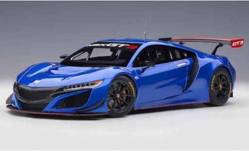 Diecast model cars Honda NSX GT3 blue 2018 Plain Body Version 1/18 AUTOart