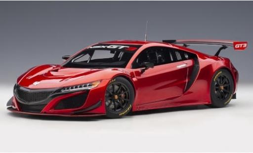 Diecast model cars Honda NSX GT3 red 2018 Plain Body Version 1/18 AUTOart